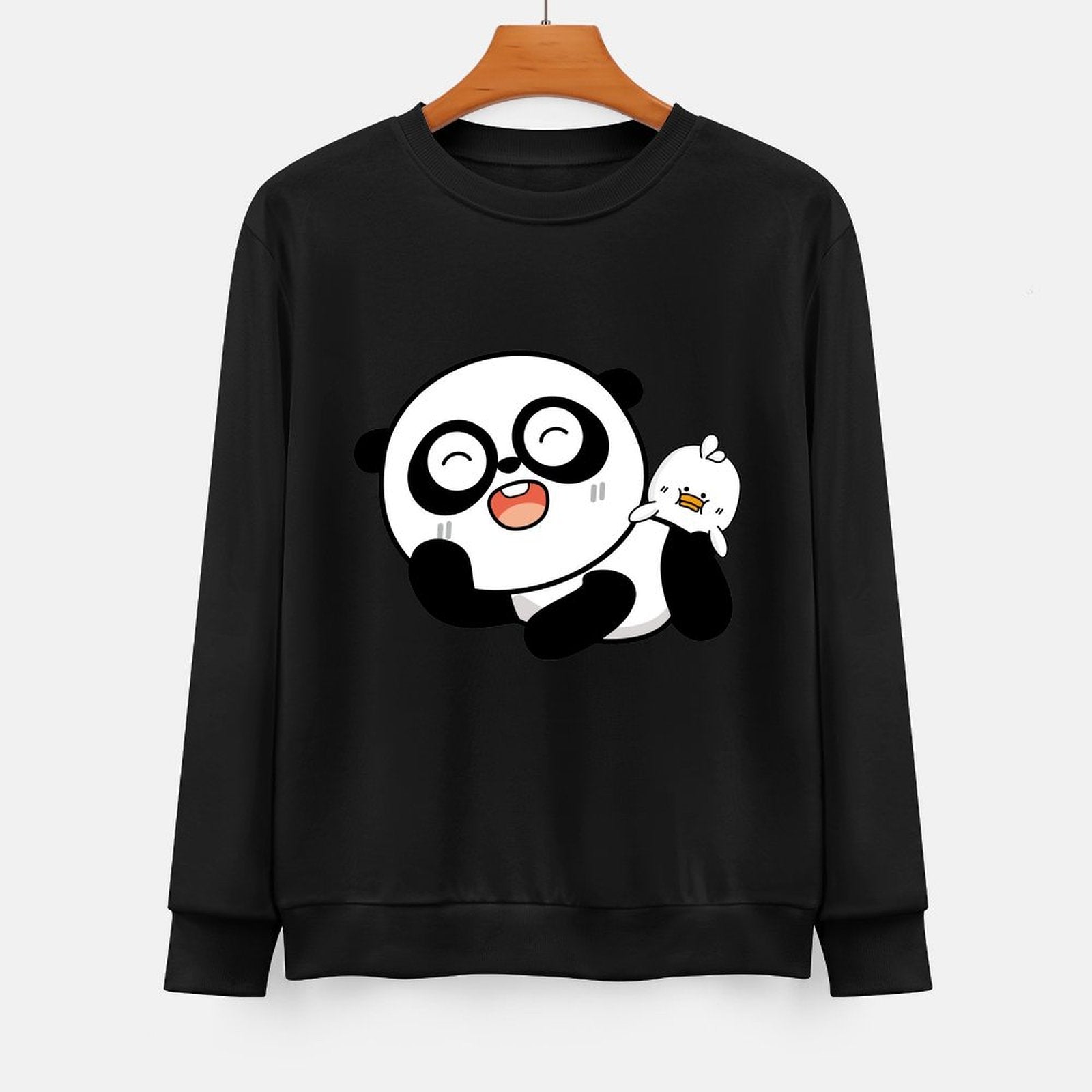 Front Patterned Long Sleeve TopLifestyle EssentialFit